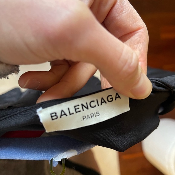 Balenciaga Black perforated dress - Picture 3 of 7